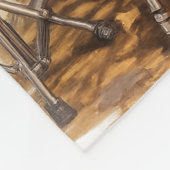 Cute Octopus Drum Blanket – Kawaii Animal フリースブランケット (角)