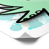 cute octopus poster ポスター (角)