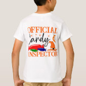 Cute Official Candy Inspector kid Tシャツ (裏面)