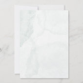 Cute Oh Baby Gender Neutral Elephant Baby Shower  招待状 (裏面)