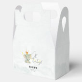 Cute Oh Baby Gender Neutral Elephant Thank You フェイバーボックス (オープン)