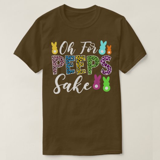 Cute Oh For Students Sake Easter Day Funny Teacher Tシャツ (デザイン正面)