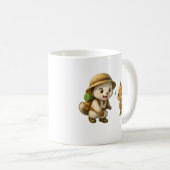 Cute Okojo and Squirrel Mug – Okojo and Friends コーヒーマグカップ (正面右)