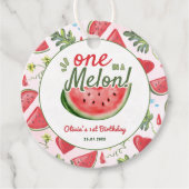 Cute One In A Melon Birthday Party フェイバータグ (正面)