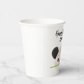 Cute Opossum Birthday 紙コップ (右)