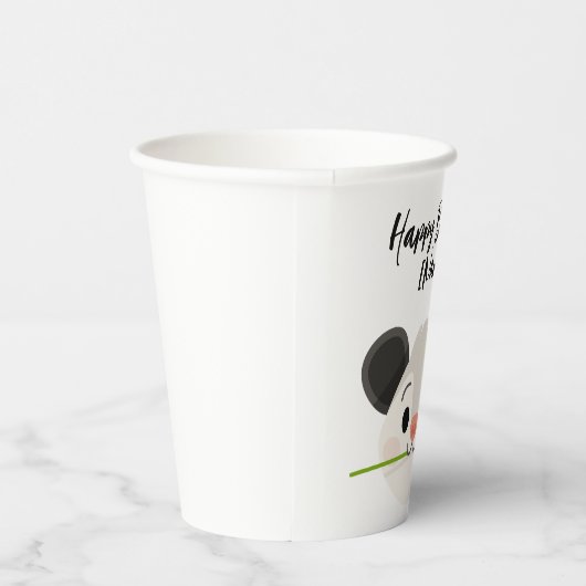 Cute Opossum Birthday 紙コップ (右)