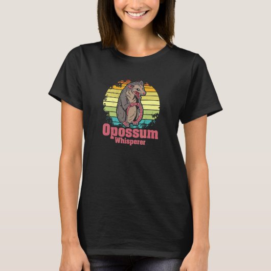 Cute Opossum Possum Biologist Wildlife Biology Say Tシャツ (正面)