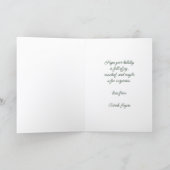 Cute Orange Cat Do Not Open Until Christmas Card シーズンカード (内部)