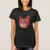 Cute orange kitty cat tシャツ (正面)