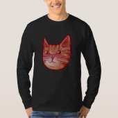 Cute orange kitty cat tシャツ (正面)