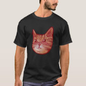 Cute orange kitty cat tシャツ (正面)
