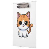 Cute Orange Tabby Kitten Character クリップボード (左)