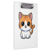 Cute Orange Tabby Kitten Character クリップボード (右)