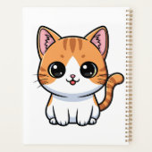 Cute Orange Tabby Kitten Character プランナー手帳 (裏面)