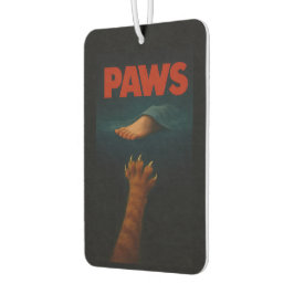 Cute Orange Tabby vs Human Foot カーエアーフレッシュナー