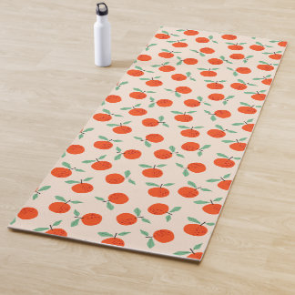 Cute oranges sweet fruit pattern  ヨガマット