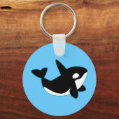 Cute Orca (Killer Whale) キーホルダー (正面)