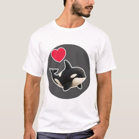 Cute Orca Tシャツ (正面)