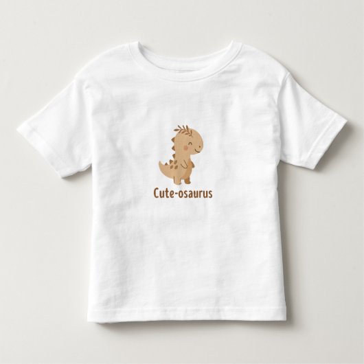 Cute-osaurus – Adorable Dinosaur トドラーTシャツ (正面)
