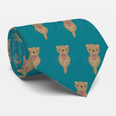 Cute Otter ネクタイ (ロール)