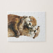Cute Otter Love Jigsaw Puzzle ジグソーパズル (横)