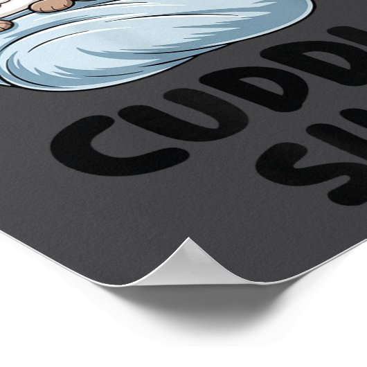 Cute Otters Snuggling This Is Our Cuddle ポスター (角)