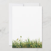 Cute Our Cheeky Little Monkey Safari 1st Birthday  招待状 (裏面)