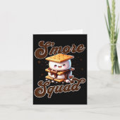 Cute Outdoor Smore Squad Camping Family Matching S カード (正面)