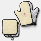 Cute Oven Mitt & Pot Holder Set 鍋つかみ&鍋敷きセット (正面/裏面)