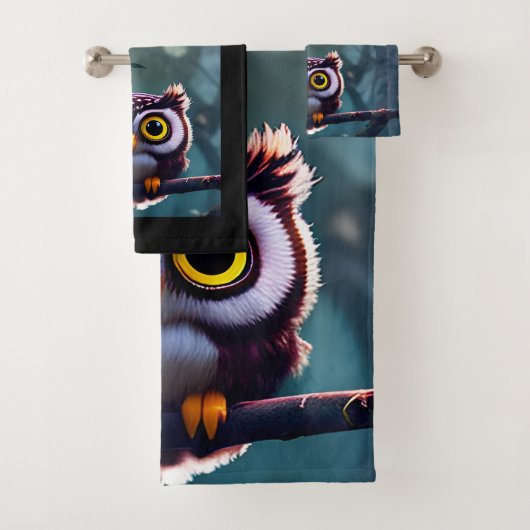 Cute Owl バスタオルセット (インサイチュ)