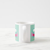 Cute Owl Art Espresso Mug – Gift Idea エスプレッソカップ (裏面)
