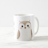 Cute Owl Be Seeing You  コーヒーマグカップ (正面右)