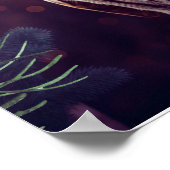 Cute Owl in Forest Nature Wildlife Bird Animal ポスター (角)