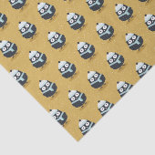 Cute Owl in Hat and Scarf Winter Pattern 薄葉紙 (詳細)