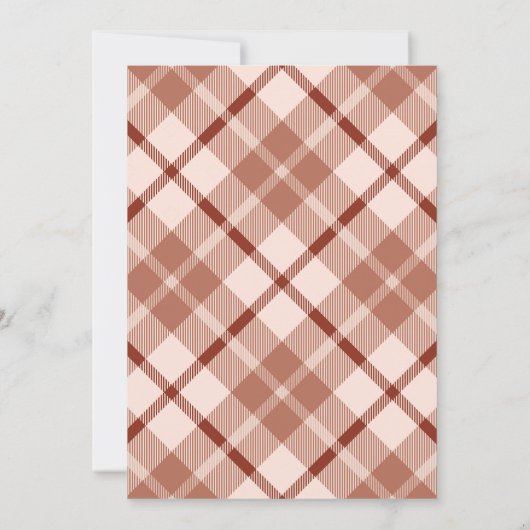 Cute Panadero o Panadera Baby Reveal  招待状 (裏面)