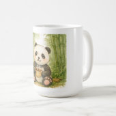 Cute panda コーヒーマグカップ (正面右)