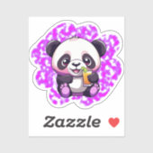 cute panda シール (シート)
