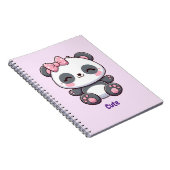 Cute Panda ノートブック (右側)