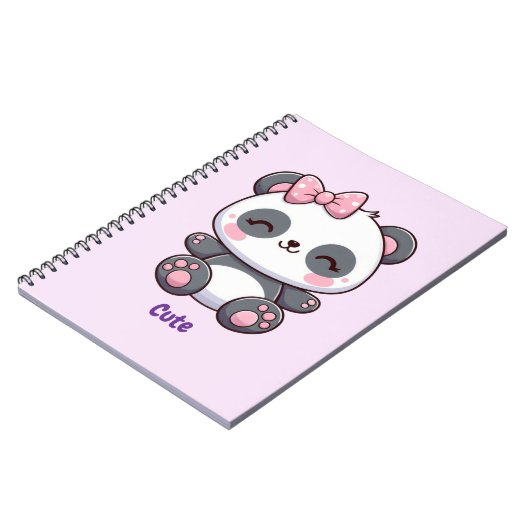 Cute Panda ノートブック (左側)