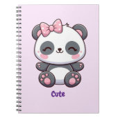Cute Panda ノートブック (正面)