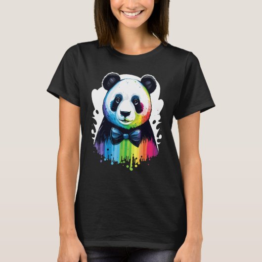 Cute Panda  Animal on Panda 2 Tシャツ (正面)