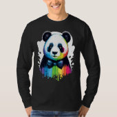 Cute Panda  Animal on Panda 2 Tシャツ (正面)