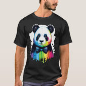 Cute Panda  Animal on Panda 2 Tシャツ (正面)