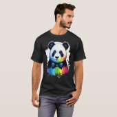 Cute Panda  Animal on Panda 2 Tシャツ (正面フル)