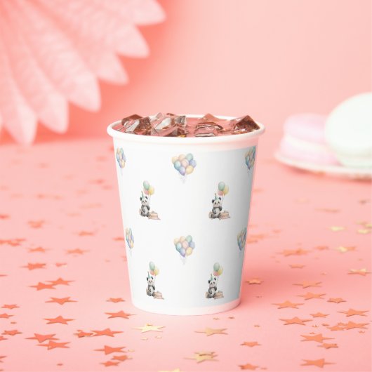Cute Panda animal Party Paper cups  紙コップ (インサイチュ)