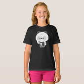 Cute Panda Barista Tシャツ (正面フル)