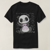 Cute Panda Bear And 3 Tシャツ (デザイン正面)