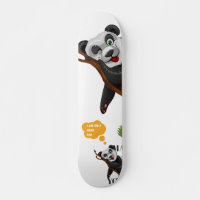 Cute panda bear animal lover funny cartoon