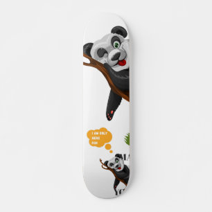 Cute panda bear animal lover funny cartoon スケートボード