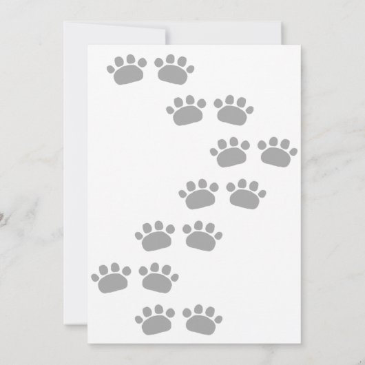 Cute Panda Bear Bamboo Birthday  招待状 (裏面)